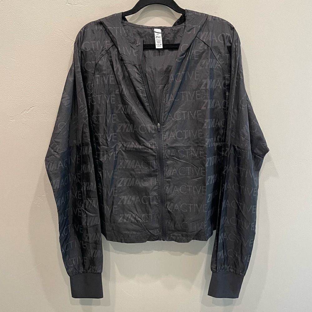 NWT Zyia Active Breeze Jacket in Black - Size: XXL